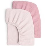 Lençóis De Berço Lulu Moon Muslin Para Colchão De Berço 70 X 130 Cm, Pacote Com 2