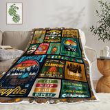 Cobertor De Acampamento Bcsewcg De Flanela Supermacia Para Amantes De Acampamento