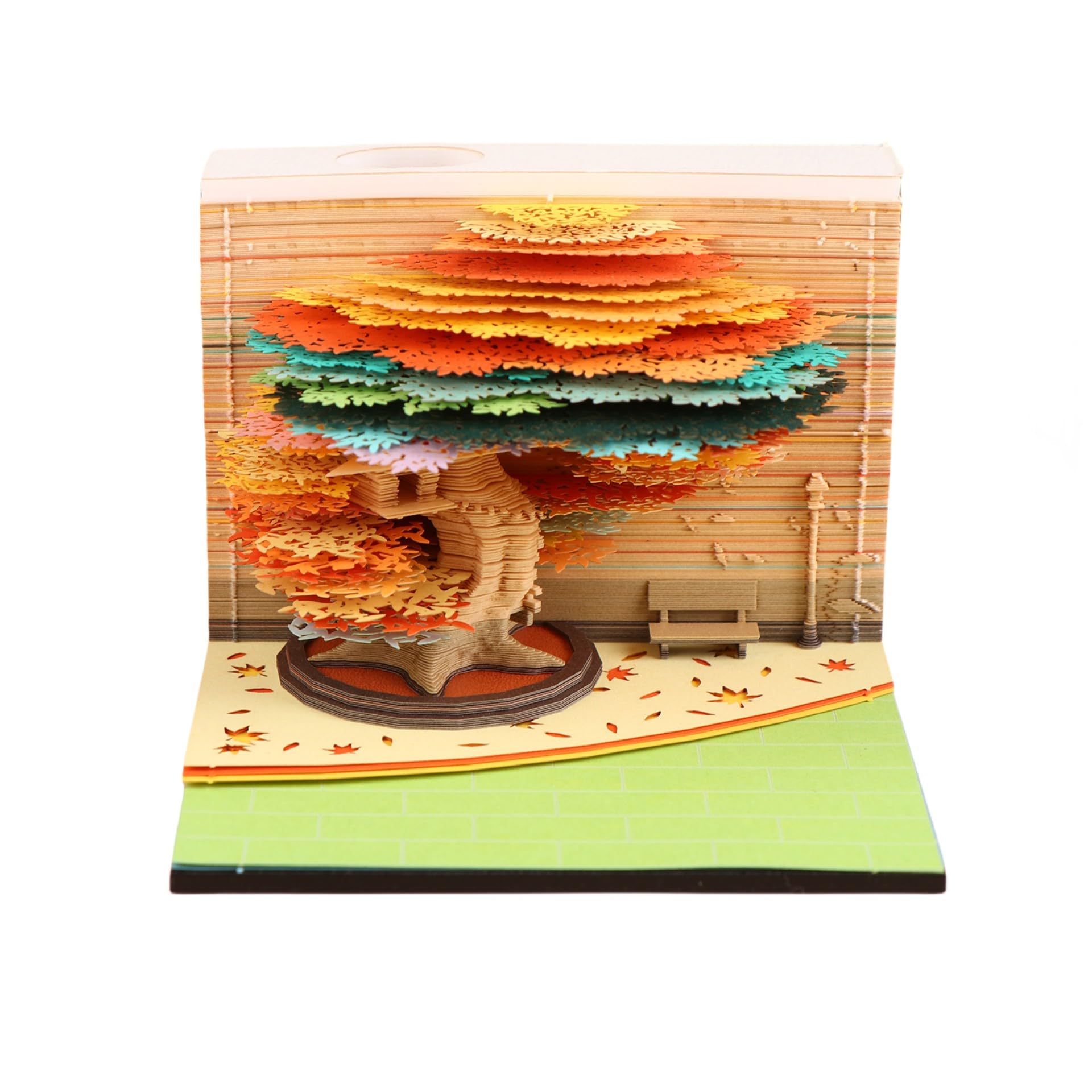 Calendário De Mesa, Calendário De Peças, Árvore De Outono De 2025