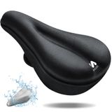 Almofada De Assento De Bicicleta Meencool Peloton Gel Acolchoada Preta 11x7cm
