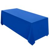 Toalha De Mesa Surmente Azul Poliéster 228x335cm Para Casamento