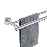Barra De Toalha Jqk Tb100l27-bn Double 304 Em Aço Inoxidável 70cm