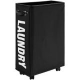 Cesto De Roupa Suja Dokehom Slim 63,5 Cm Com Rodas De Capacidade De 50 L