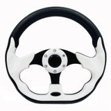 Volante De Carrinho De Golfe Spaorcco 12,5 Cm Branco Para Club Car Ds, Precedent Ezgo Rxv E Txt, Yamaha