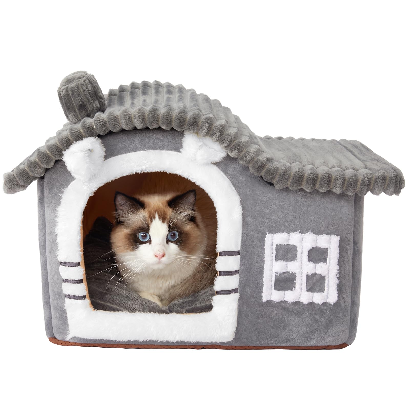 Cat House Jiupety Kitten Para Gato, Gatinho 1,4-3,2 Kg Com Chaminé