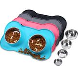 Tigelas Para Cães Vivaglory Em Aço Inoxidável Cat Puppy Water G-large