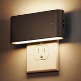 Light Night Light Briignite Plug-in Led Dusk To Dawn 3000k, Pacote Com 2