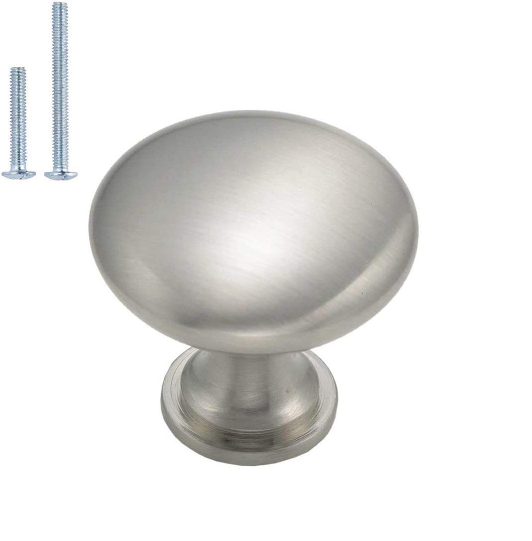Cabinet Knobs Homdiy Hd6050snb Satin Nickel, Pacote Com 12