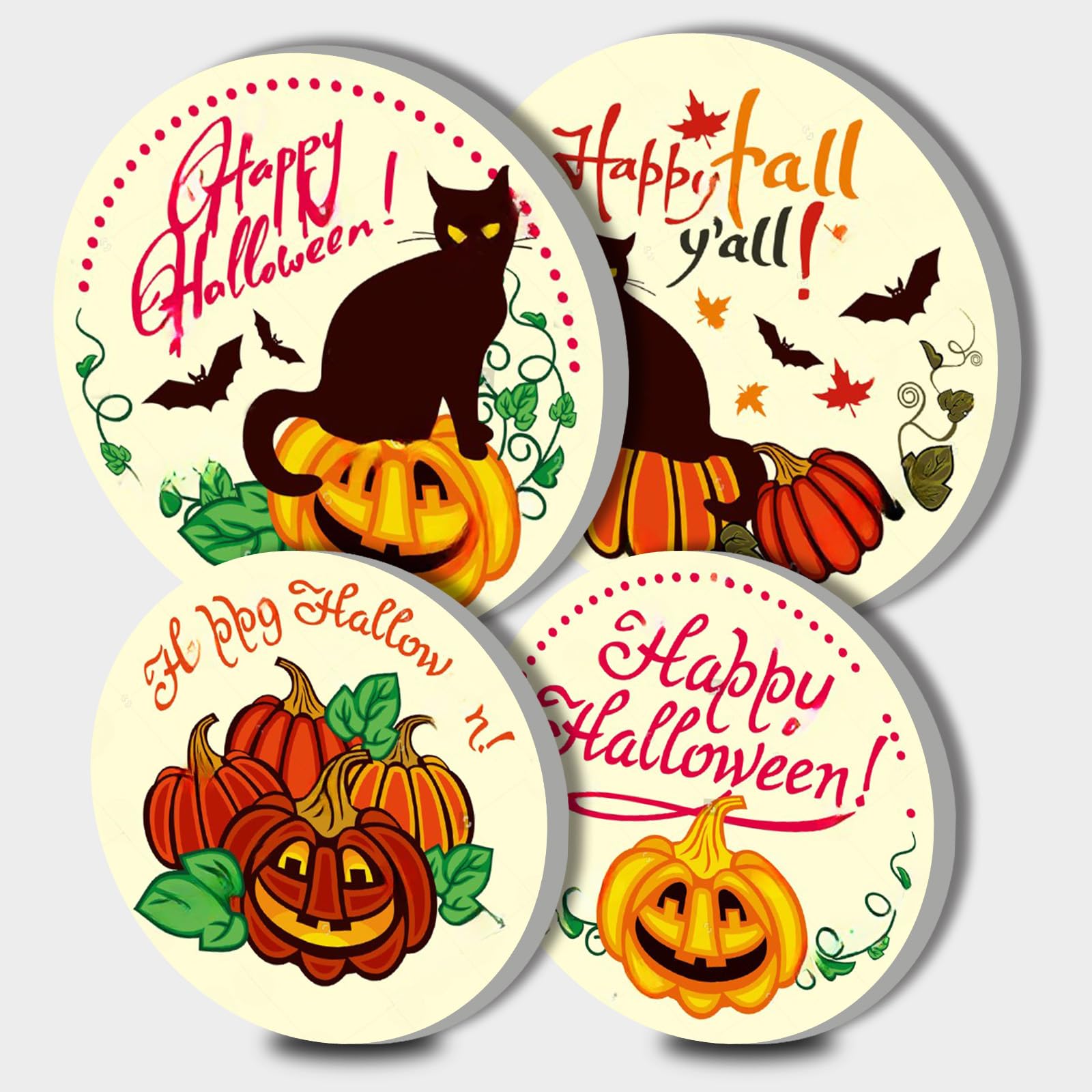 Conjunto De 4 Peças De Capas De Fogão Tucocoo Halloween