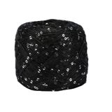 Fio Clisil Black Sliver Sequin Sparkle Fantasy Poliéster 200g