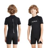 Calção De Neoprene Infantil Aunua De 3 Mm Para Crianças De 14 Anos
