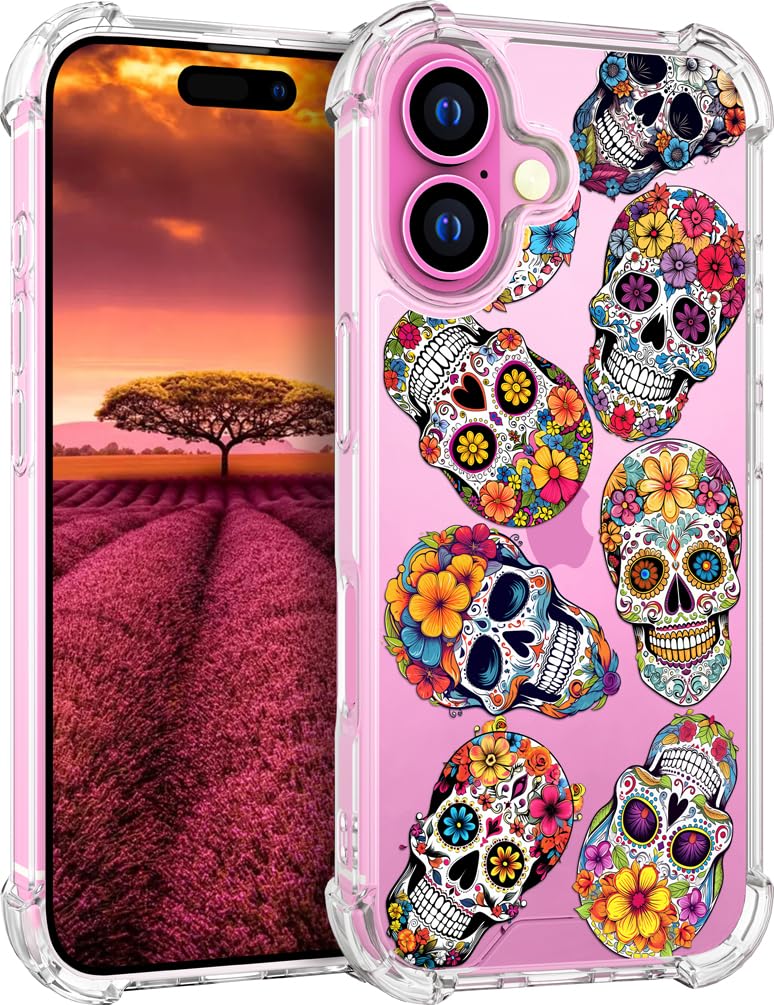 Capa De Telefone Topgraph Compatível Com Iphone 16 Plus Clear