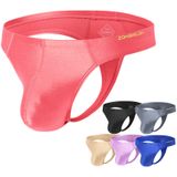 Roupa Íntima Tanga Masculina Zonbailon Sexy Silk Bikini T Back Red
