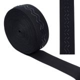 Faixa Elástica Gorgecraft 10 M X 3,8 Cm De Silicone Preto