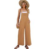 Macacão Bib Overalls Cozypoin Feminino De Algodão Ocre 3gg