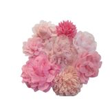 Faixa De Chiffon Hair Flower Yycraft Para Meninas, 20 Unidades