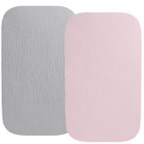 Lençol De Berço Fadacudan Musselin Cotton, Pacote Com 2 Unidades Para Baby Delight