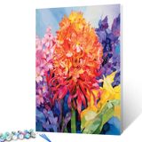 Kit Paint By Number Aihonmin Beautiful Flower Para Adultos/crianças