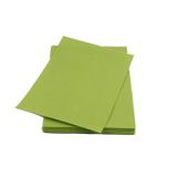 Lençóis De Feltro Yycraft Stiff 23 Cm X 31 Cm 2 Mm De Espessura, Verde Limão, 12 Unidades