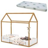 Cama Montessoriana Liv Branco Freijó Com Colchão - Matic