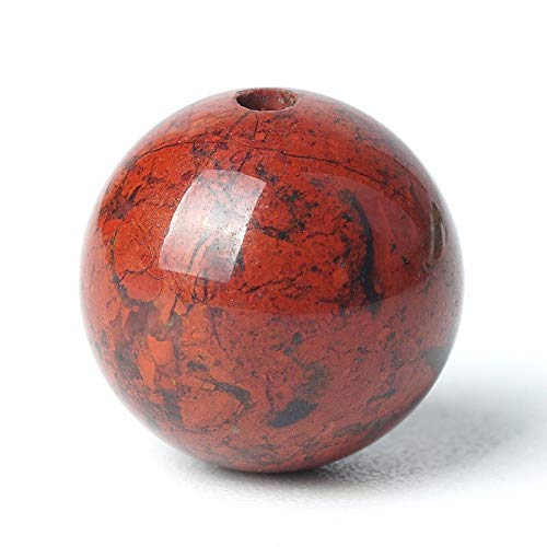 Stone Beads Xiaomi Red Blood Jasper 10 Mm 100 Unidades Para Joias