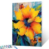 Kit Paint By Number Aihonmin Beautiful Flower Para Adultos/crianças