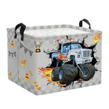 Cesto De Roupa Suja Clastyle Sport 3d Racing Car Boy Room Grey