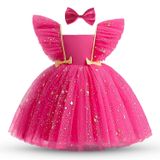 Vestido Hnxdyy Toddler Girl Princess Lace Birthday Party #2023 -c