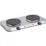 Fogão Elétrico de Mesa 2 Bocas 2000W Inox Agratto - 127V
