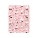 Lençóis De Berço Mazeann Christmas Pink Santa Para Playard 99x68cm
