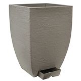 Vaso Quadrado Moderno Duo 36 Japi Mármore