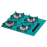 Cooktop 4 Bocas Chamalux Ultra Chama Bivolt Verde