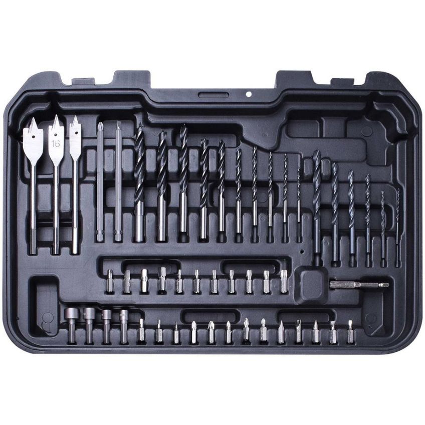 Parafusadeira Furadeira À Bateria 12v 1/32" Bivolt Com 52 Peças Worker - imagem 3