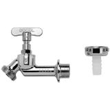 Torneira para Jardim Angular de Parede Docol 1122 Multiuso 1/2'' Cromado