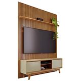 Rack Bancada Com Painel Milo Cumaru/opala Para Tv Até 75 - Madetec