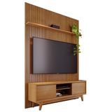 Rack Bancada Com Painel Milo Cumaru Para Tv Até 75 - Madetec