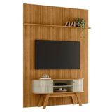 Rack Bancada Com Painel Silverstone Cumaru/opala Para Tv Até 75 - Madetec