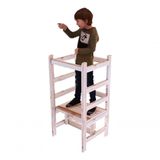 Torre De Aprendizagem Montessori 4 Em 1 Mesinha Cadeirão Pro