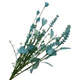 Buquê Flores Artificiais Azuis 50cm