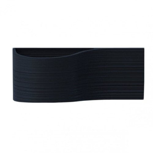 Par De Vasos Linea De Parede 50cmx20cm Japi Cinza