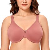 Sutiã Feminino Calvena Minimizer Com Cobertura Total 44c Clove
