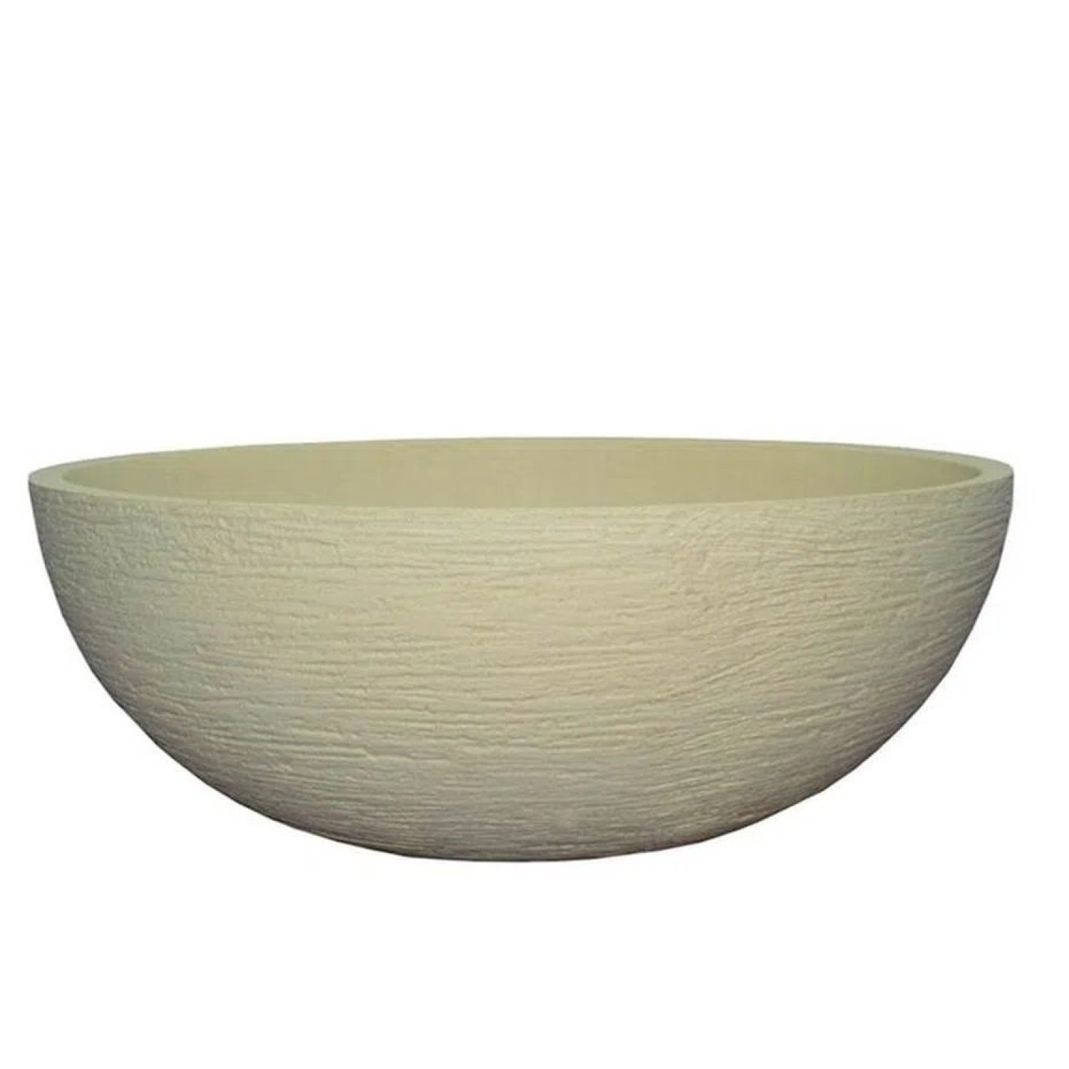 Vaso Redondo Em Polietileno Japi Mármore