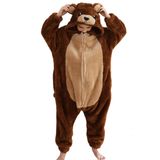 Pijamas Deley Brown Bear Unissex Para Crianças E Adultos
