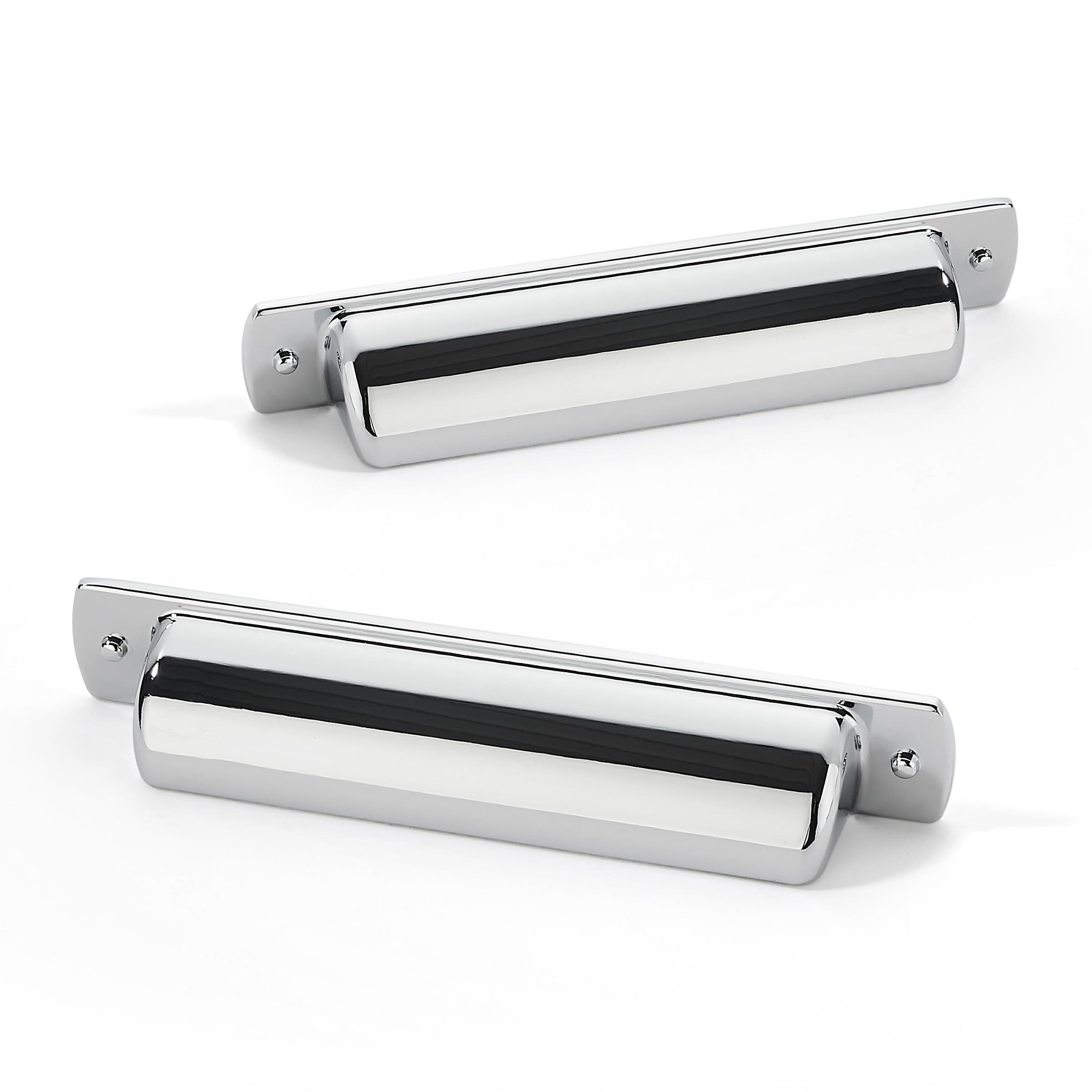 Cabinet Cup Pulls Khtumeware, Cromo Polido, Pacote Com 10