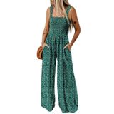 Macacão Happy Sailed Overalls Com Estampa Floral Para Mulheres