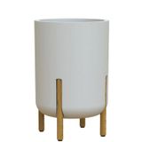 Vaso Cilíndrico Decore 34 Off White