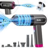 Aspirador De Pó Portátil Para Carro Zjzj Cordless 15000pa Suction