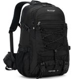 Mochila De Caminhada Bovip 40l Impermeável Leve Preta