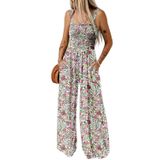 Macacão Happy Sailed Overalls Com Estampa Floral Para Mulheres
