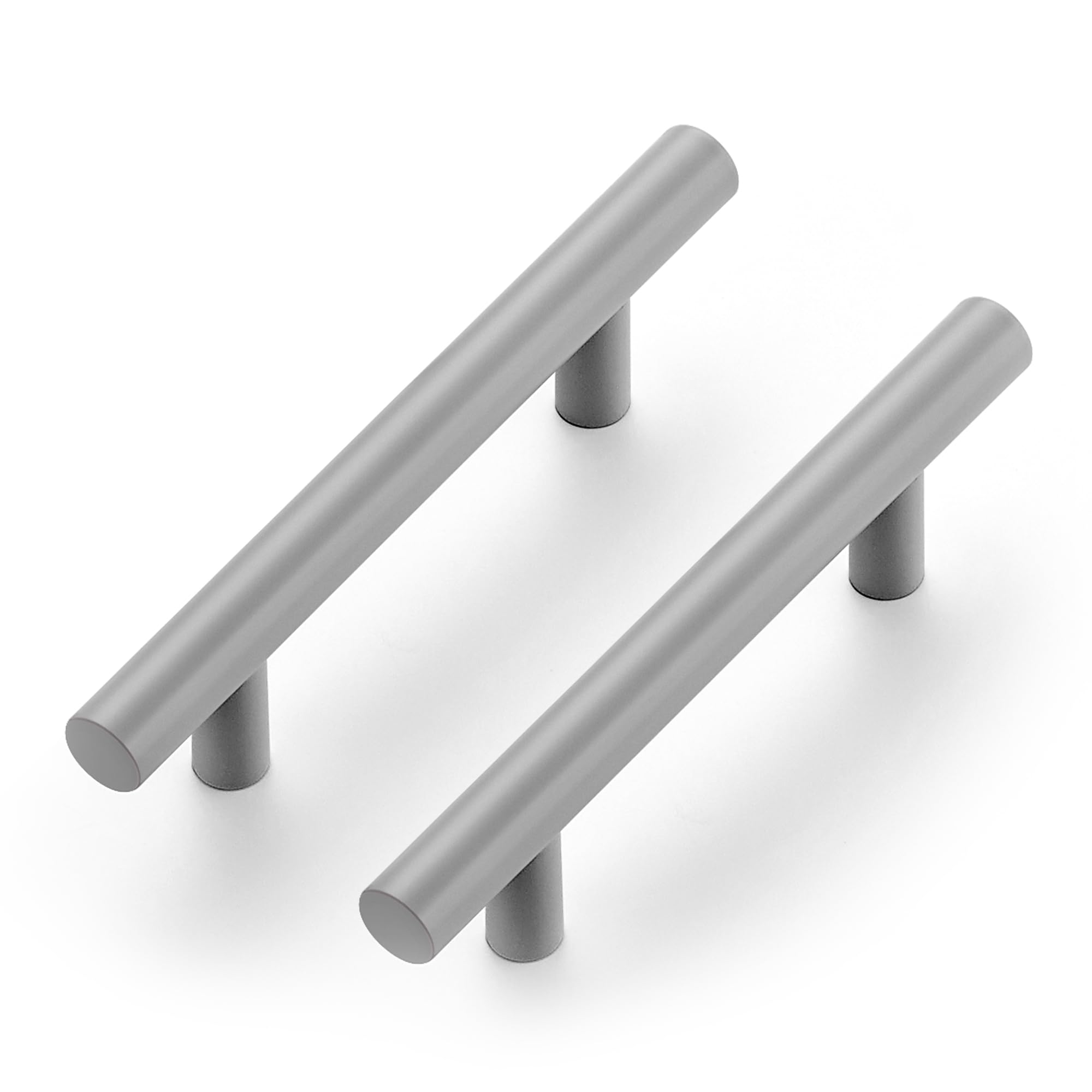 Cabinet Pulls Ravinte Grey Em Aço Inoxidável De 12,7 Cm, Pacote Com 30